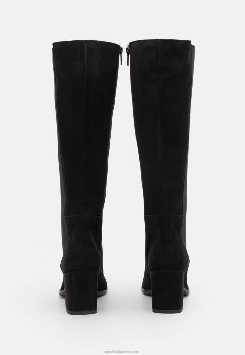 Anna Field nők bőr csizma fekete RTVD2200