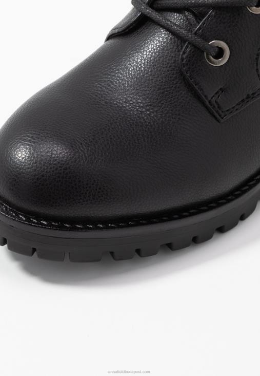 Anna Field nők fűzős csizma fekete RTVD2222