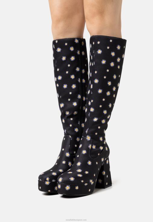 Anna Field nők fekete platformcsizma RTVD2250