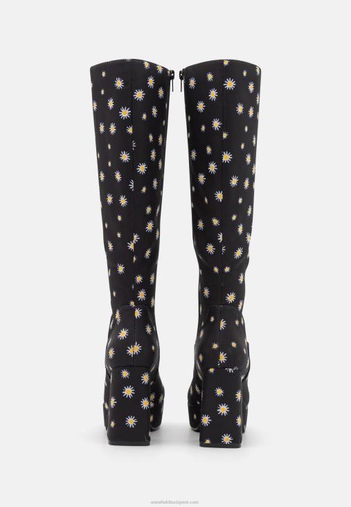 Anna Field nők fekete platformcsizma RTVD2250