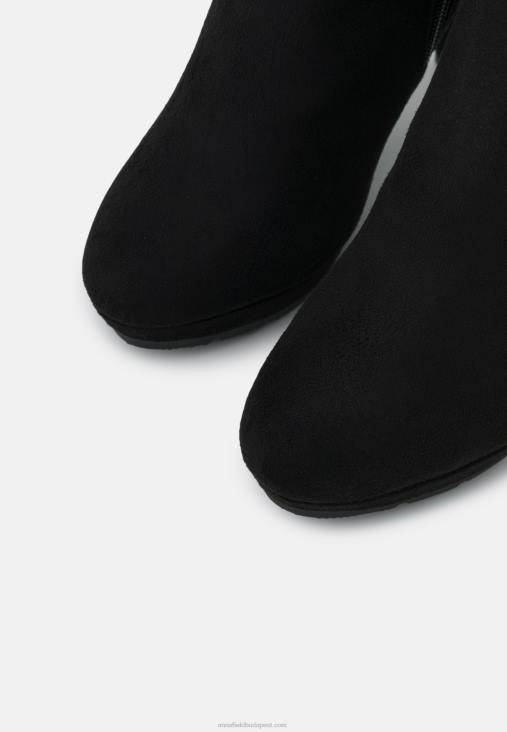 Anna Field nők térdig érő csizma fekete RTVD2227