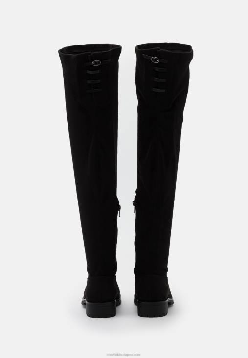 Anna Field nők térdig érő csizma fekete RTVD2228