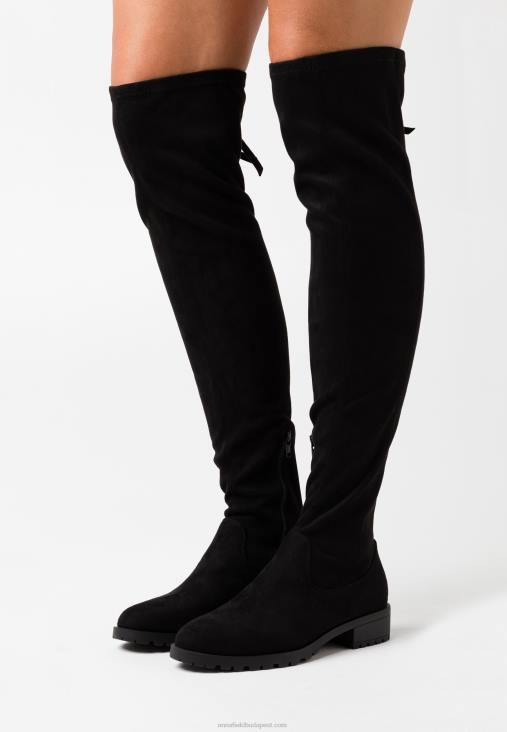 Anna Field nők térdig érő csizma fekete RTVD2229