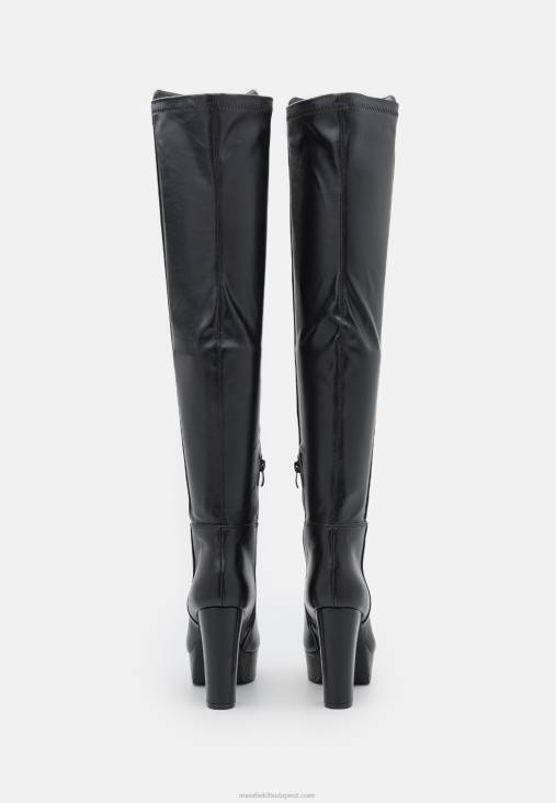 Anna Field nők térdig érő csizma fekete RTVD2232