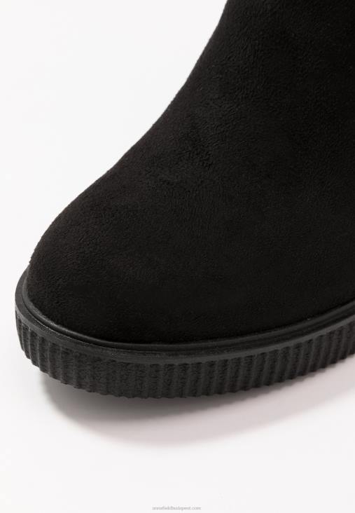 Anna Field nők térdig érő csizma fekete RTVD2236