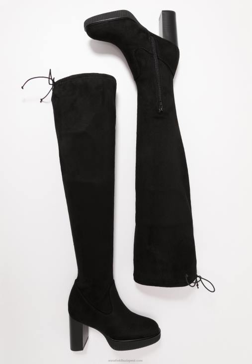 Anna Field nők térdig érő csizma fekete RTVD2236