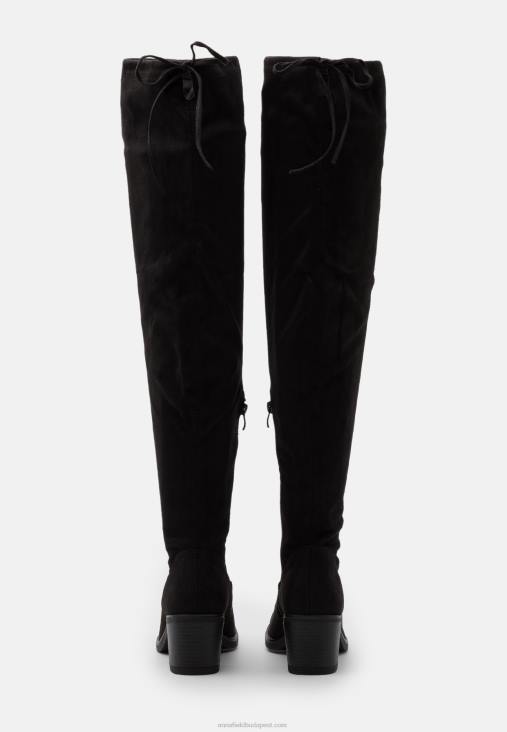 Anna Field nők térdig érő csizma fekete RTVD2246