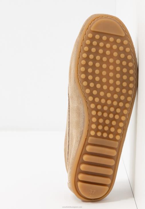 Anna Field nők bőr mokaszin bézs RTVD1859