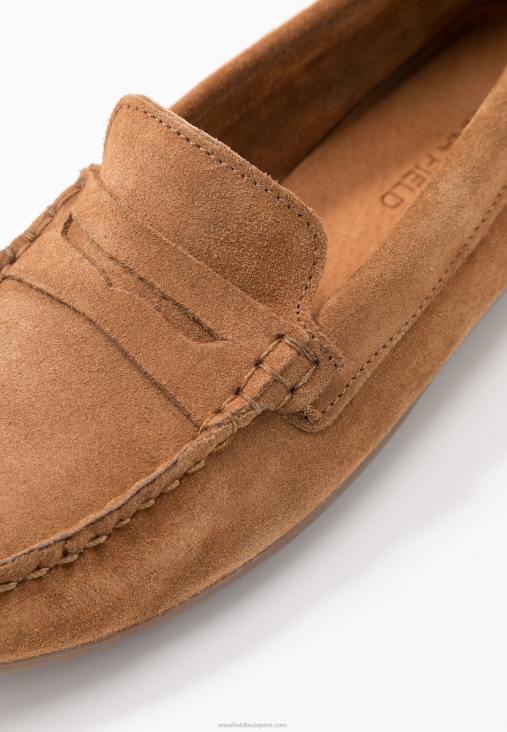 Anna Field nők bőr mokaszin konyak RTVD1858