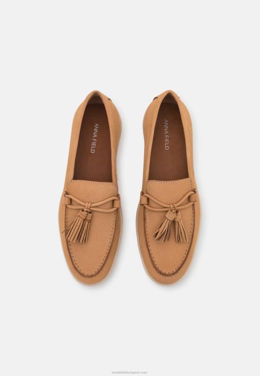 Anna Field nők bézs bőr felbújós RTVD1814