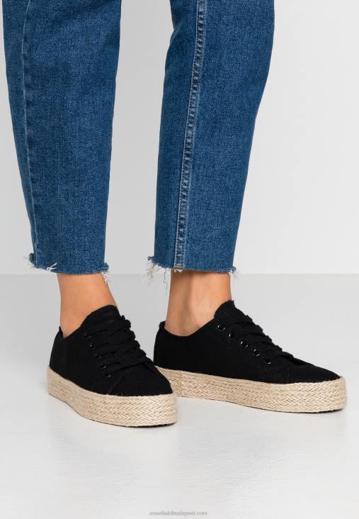 Anna Field nők fekete espadrillák RTVD1834