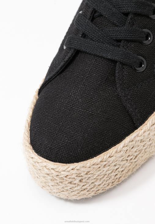 Anna Field nők fekete espadrillák RTVD1834
