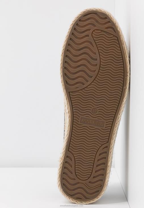 Anna Field nők fekete espadrillák RTVD1834