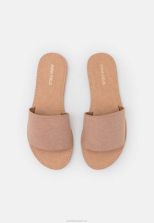 Anna Field nők 2 csomagos öszvér fekete/világos rózsaszín RTVD1862