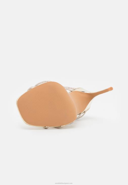 Anna Field nők bőr magas sarkú szandál arany RTVD1354