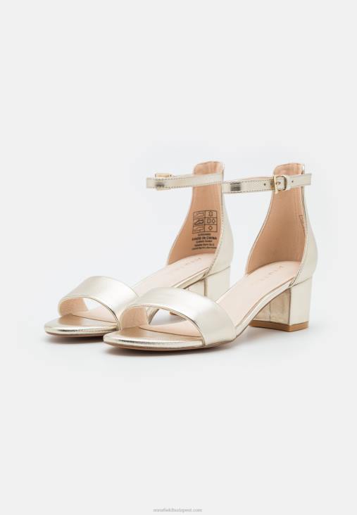 Anna Field nők bőr szandál arany RTVD1301
