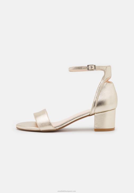 Anna Field nők bőr szandál arany RTVD1318