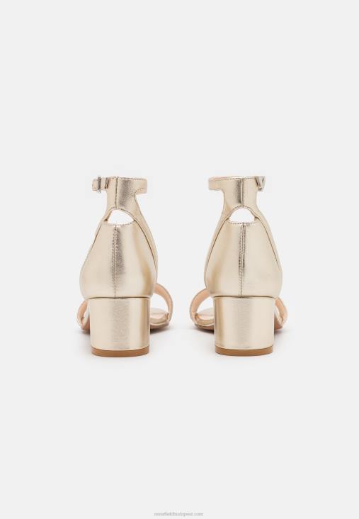 Anna Field nők bőr szandál arany RTVD1318