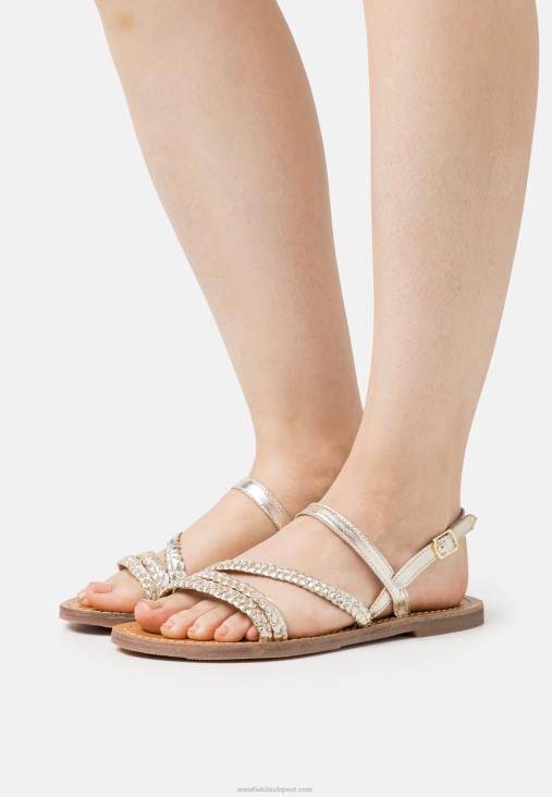 Anna Field nők bőr szandál arany RTVD1337