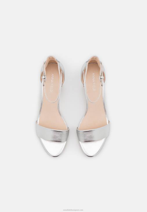 Anna Field nők bőr szandál ezüst RTVD1381