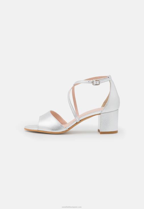 Anna Field nők bőr szandál ezüst RTVD1427