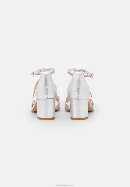 Anna Field nők bőr szandál ezüst RTVD1427