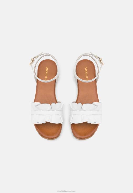 Anna Field nők bőr szandál fehér RTVD1262