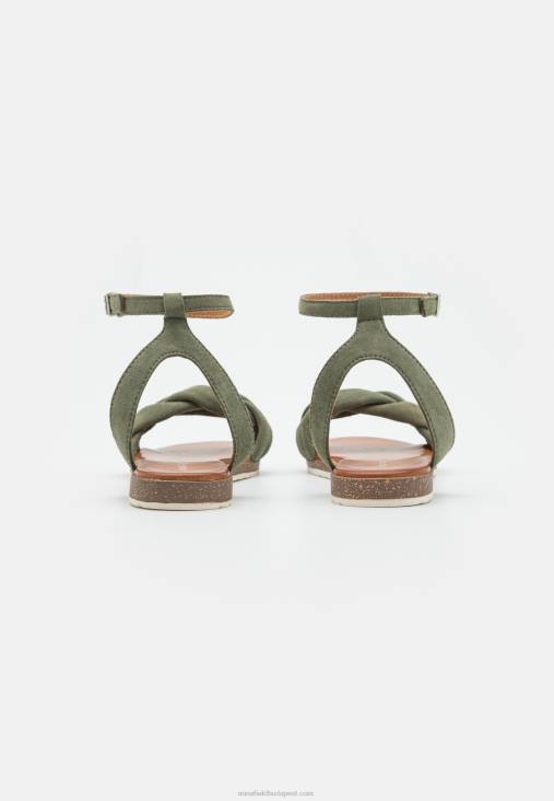 Anna Field nők bőr szandál khaki RTVD1387