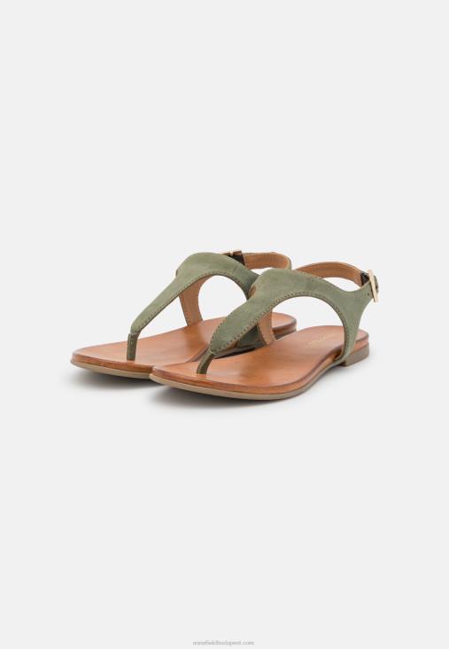 Anna Field nők bőr szandál khaki RTVD1399