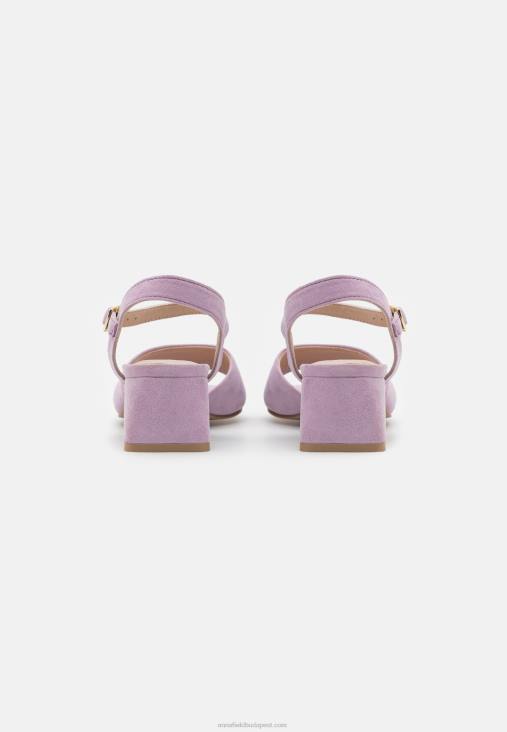 Anna Field nők bőr szandál lila RTVD1329