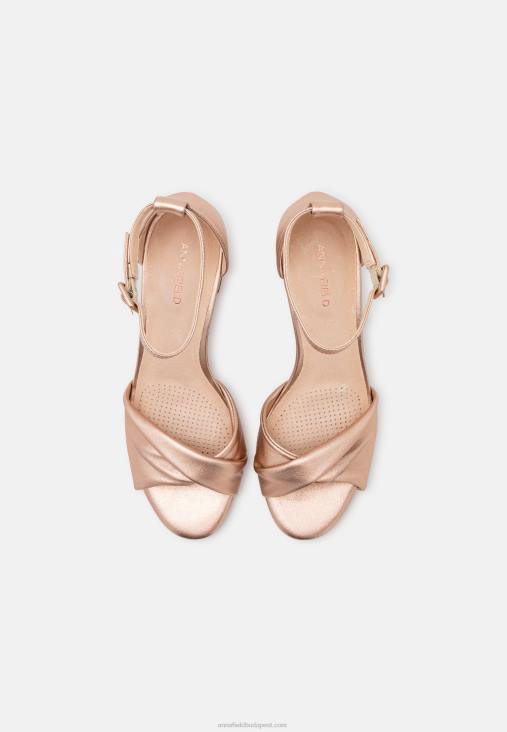 Anna Field nők bőr szandál rózsaszín arany színű RTVD1310