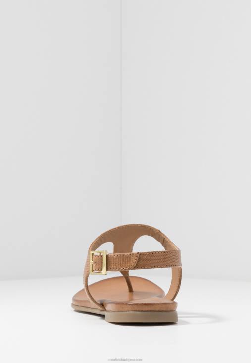Anna Field nők bőr t-bar szandál konyak RTVD1495