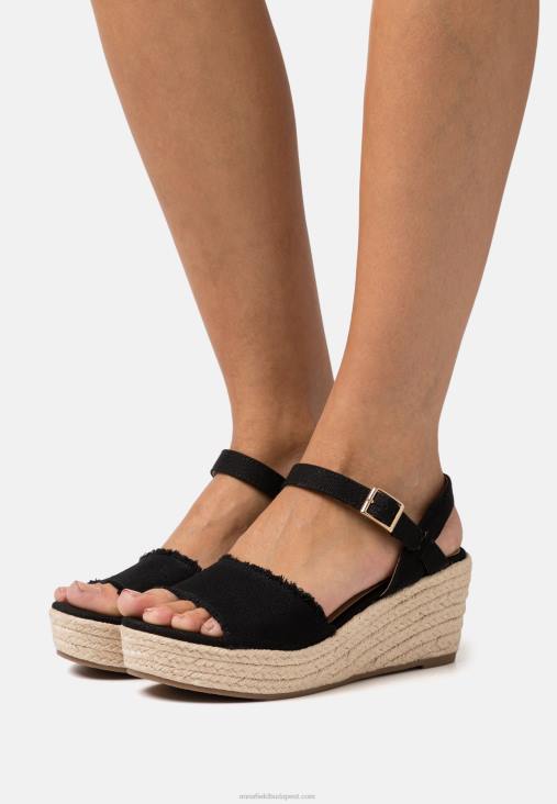 Anna Field nők fekete espadrillák RTVD1472