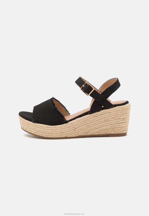 Anna Field nők fekete espadrillák RTVD1472