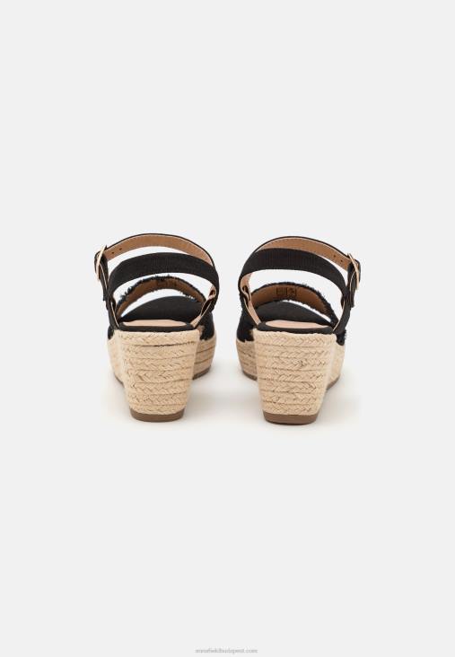 Anna Field nők fekete espadrillák RTVD1472