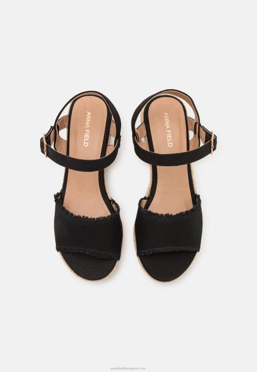 Anna Field nők fekete espadrillák RTVD1472