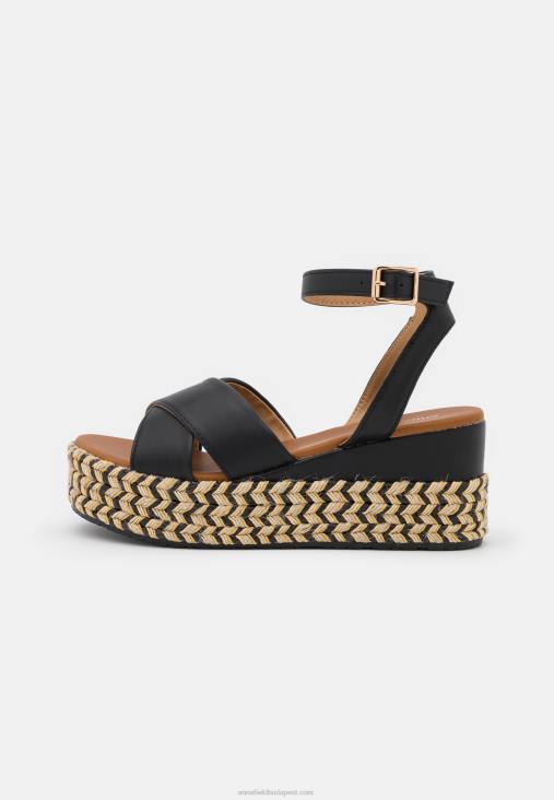 Anna Field nők fekete espadrillák RTVD1479