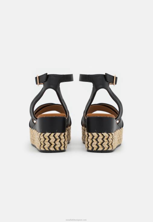 Anna Field nők fekete espadrillák RTVD1479