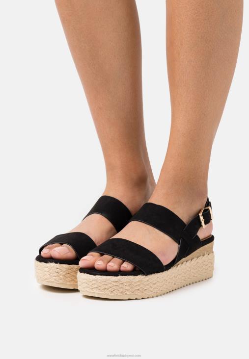 Anna Field nők fekete espadrillák RTVD1482