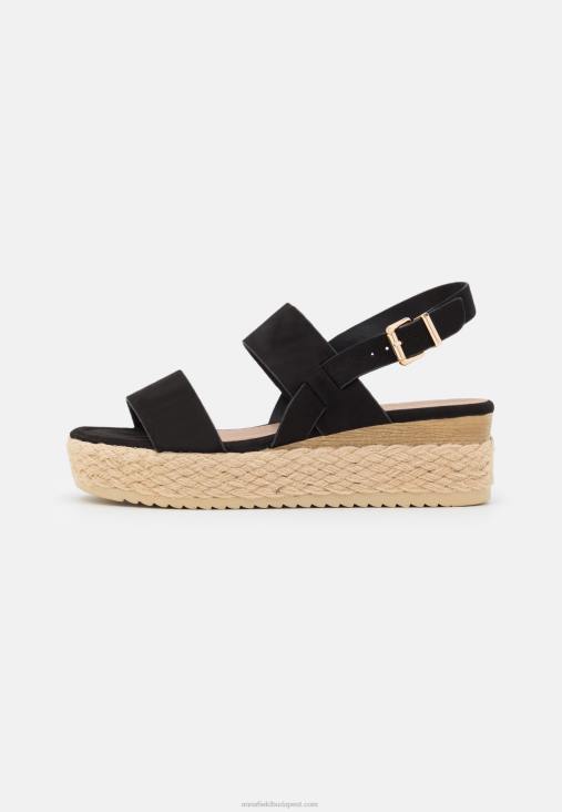 Anna Field nők fekete espadrillák RTVD1482