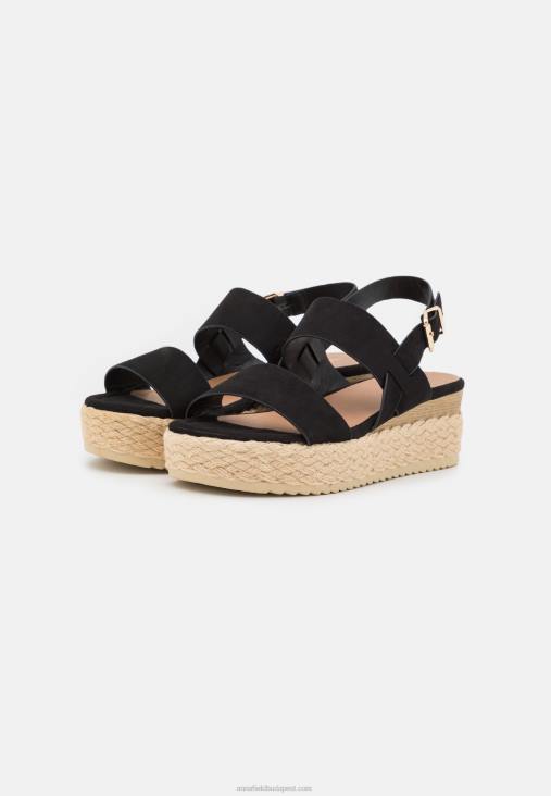 Anna Field nők fekete espadrillák RTVD1482