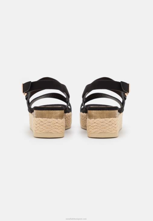 Anna Field nők fekete espadrillák RTVD1482