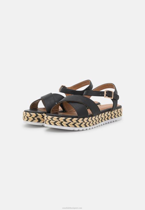 Anna Field nők fekete espadrillák RTVD1581