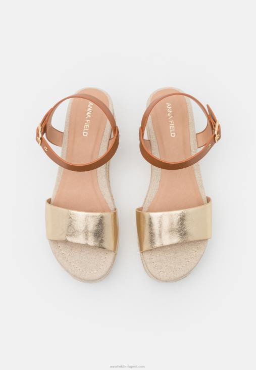 Anna Field nők komfort espadrillák arany RTVD1456