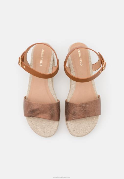 Anna Field nők komfort espadrillák bronz RTVD1483