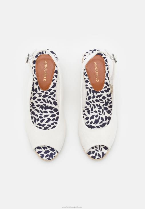 Anna Field nők ékszandál fehér RTVD1492