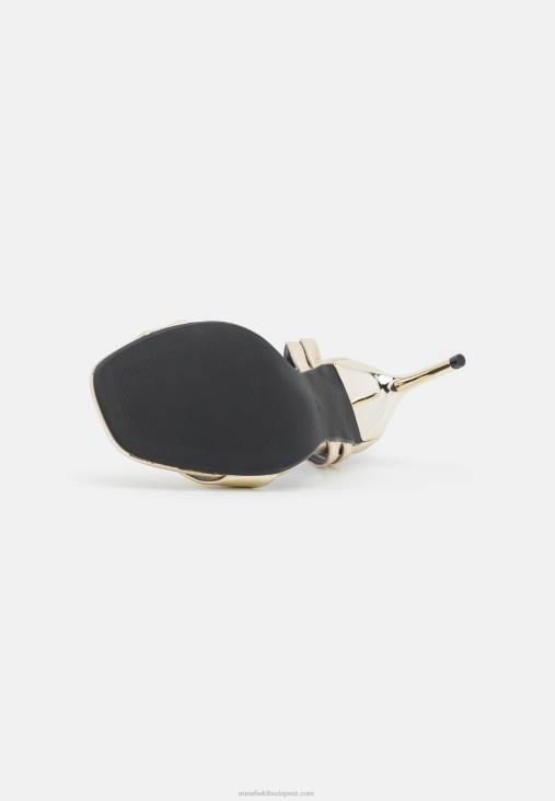 Anna Field nők magas sarkú arany szandál RTVD1258