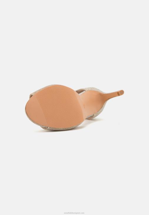 Anna Field nők magas sarkú arany szandál RTVD1271