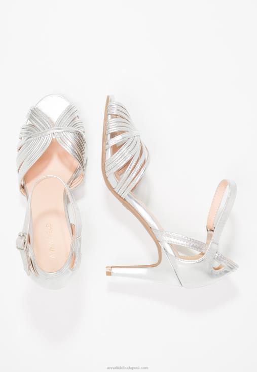 Anna Field nők magas sarkú szandál ezüst RTVD1241