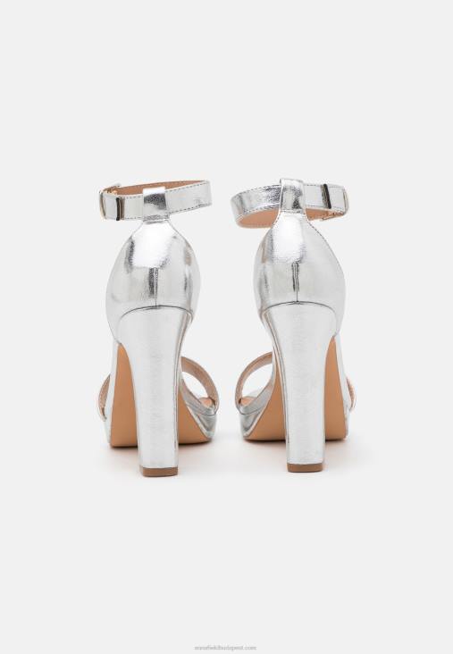 Anna Field nők magas sarkú szandál ezüst RTVD1556